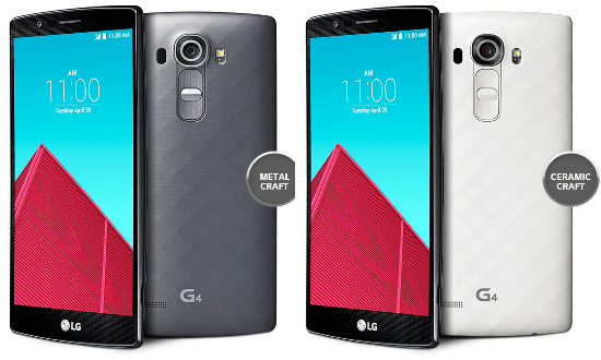 LG G4 בכיסוי מתכתי