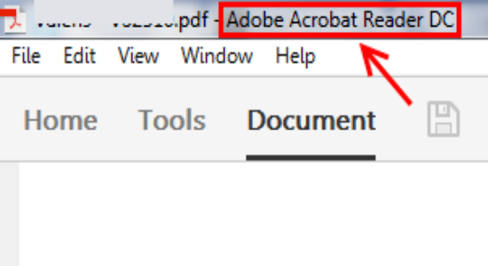 פתיחת הקובץ באמצעות adobe reader