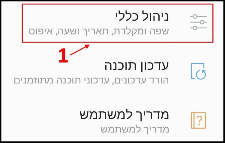 ניהול כללי