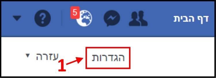 הגדרות דף עסקי בפייסבוק