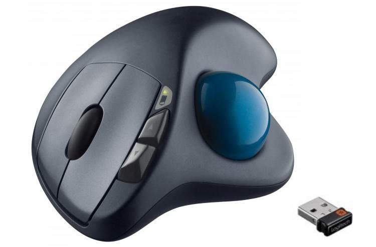 עכבר כדור עקיבה Logitech Wireless Trackball M570