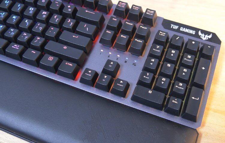 עיצוב מרשים במיוחד ל- Asus TUF Gaming K7