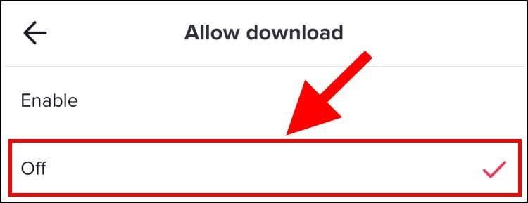 איך מבטלים את האפשרות להוריד סרטונים בטיקטוק