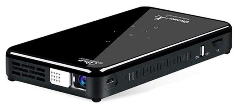 מקרן נייד שעובד על סוללה AUN MINI DLP Projector X2