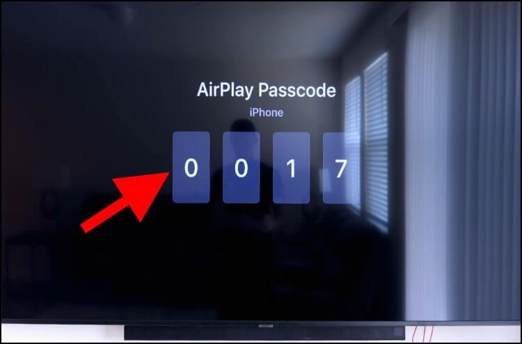 קוד AirPlay בטלוויזיה