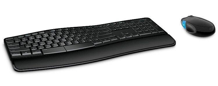 מקלדת ועכבר אלחוטיים מומלצים Microsoft Sculpt Comfort Desktop