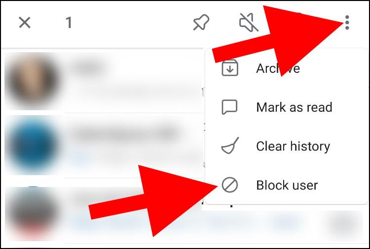 חסימת משתמשים באפליקציית טלגרם באנדרואיד