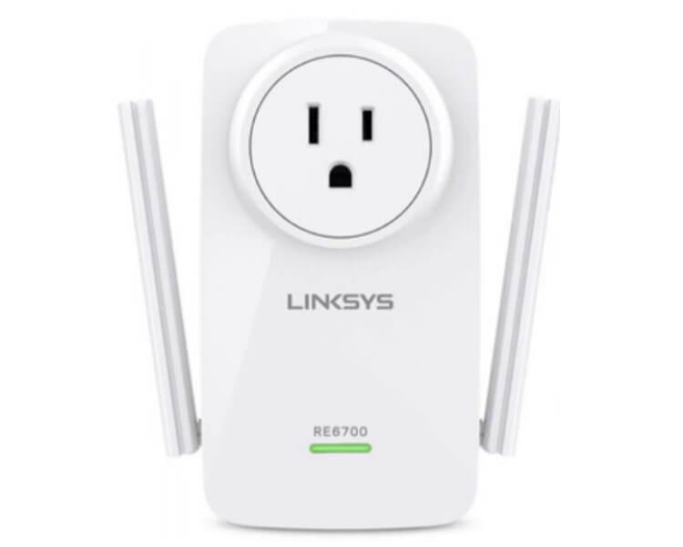 מגדיל טווח מומלץ לבתים ועסקים Linksys RE6700