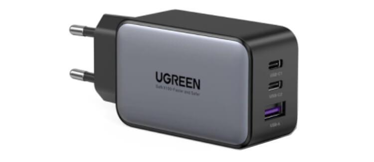 מטען מהיר מומלץ Ugreen GaN 65W