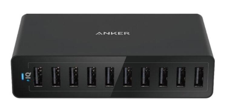 רכזת טעינה מומלצת Anker PowerPort 60W