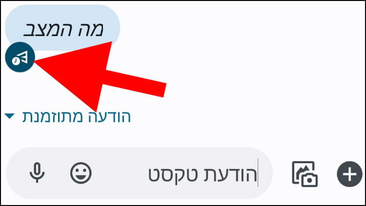 לחצו על לחצן העריכה/ביטול שנמצא מתחת להודעה המתוזמנת