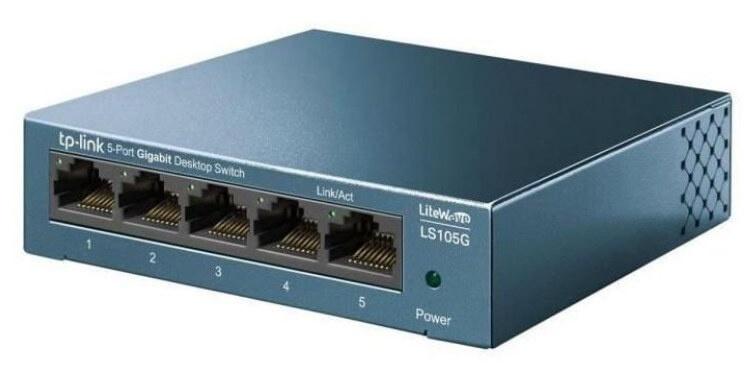 מתג (סוויץ') מומלץ לבית או למשרד tp-link LS105G