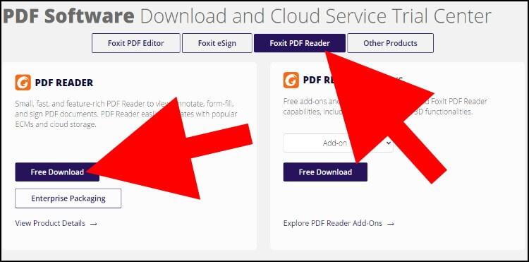 להורדת התוכנה Foxit PDF Reader בחינם