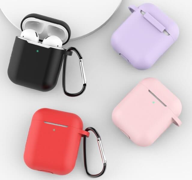 כיסויי סיליקון מומלצים ל- AirPods 1 ו- AirPods 2