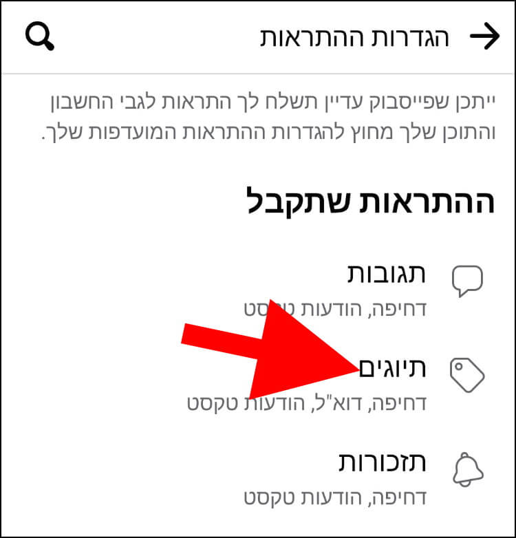 לחצו בפייסבוק על תיוגים