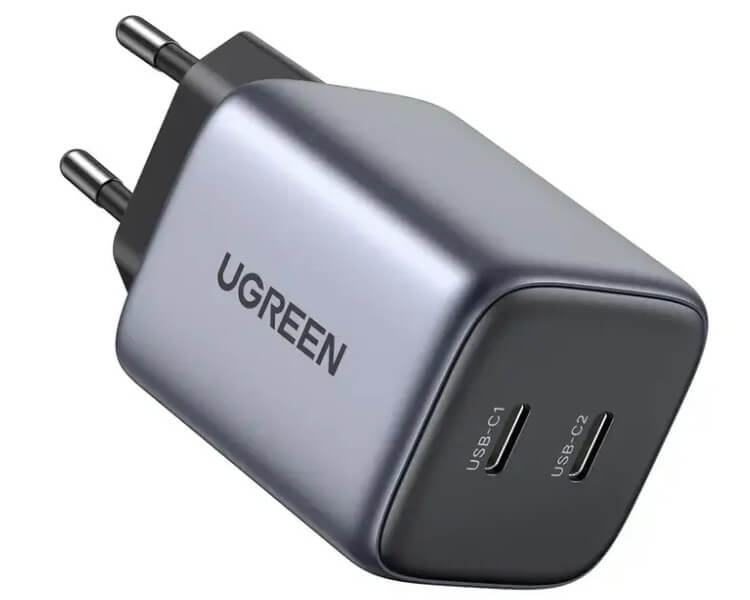 מטען מהיר ואמין לסמארטפונים וטאבלטים Ugreen GaN 45W