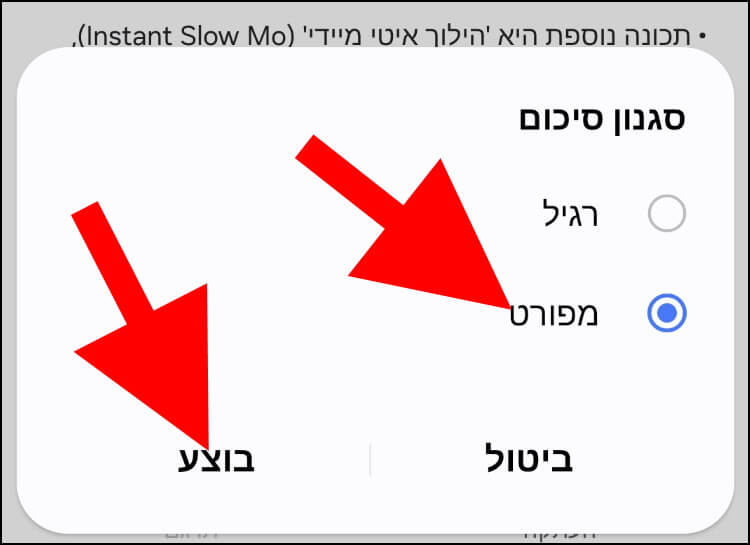 סגנון סיכום מפורט במסכם ה- AI בגלקסי