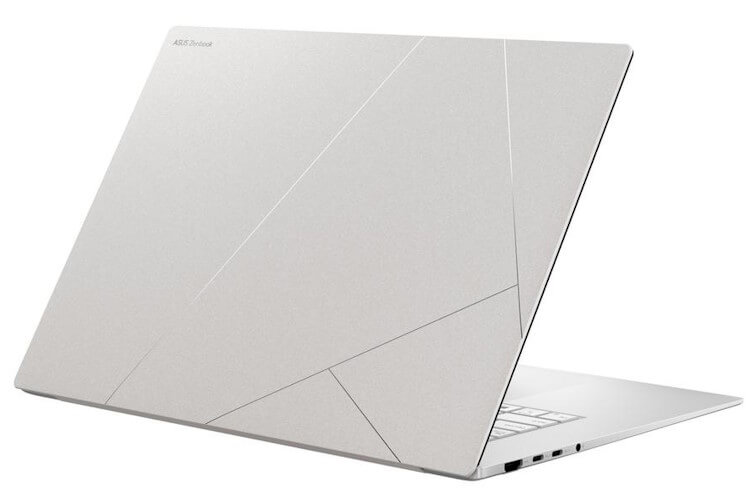 הגב של ה- Zenbook S 16 UM5606 עשוי מ- Ceraluminum