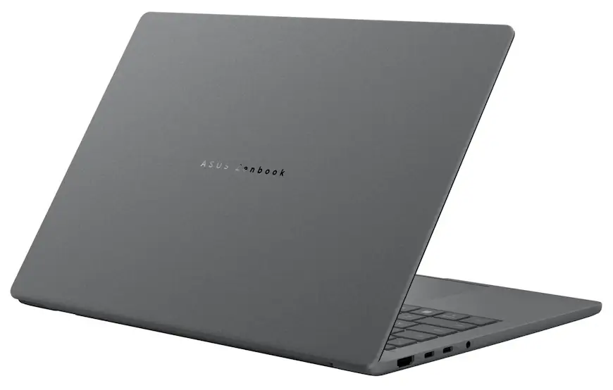 הגב של ה- Zenbook A14, עשוי מ- Ceraluminum